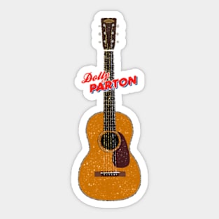 Dolly Parton Martin 5-18 Acoustic Guitar Sticker